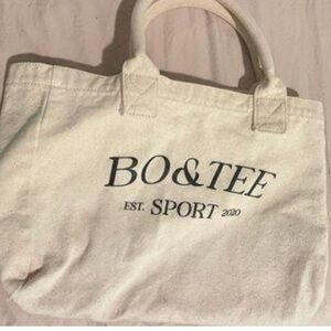 Bo and tee gym tote bag